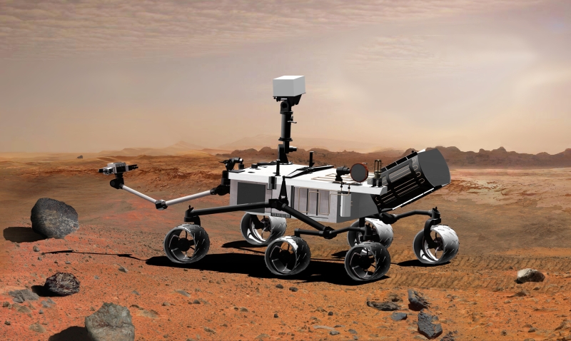 Curiosity rover. Credits : NASA.