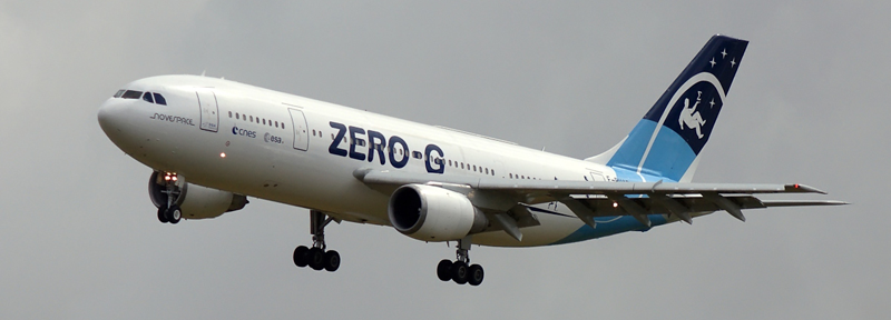 Novespace’s Airbus A300 Zero-G. Credits: CNES, Novespace.